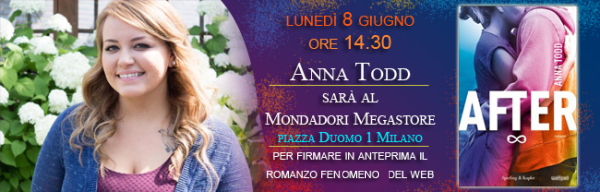 anna todd a Milano lunedì 8 giugno 2015